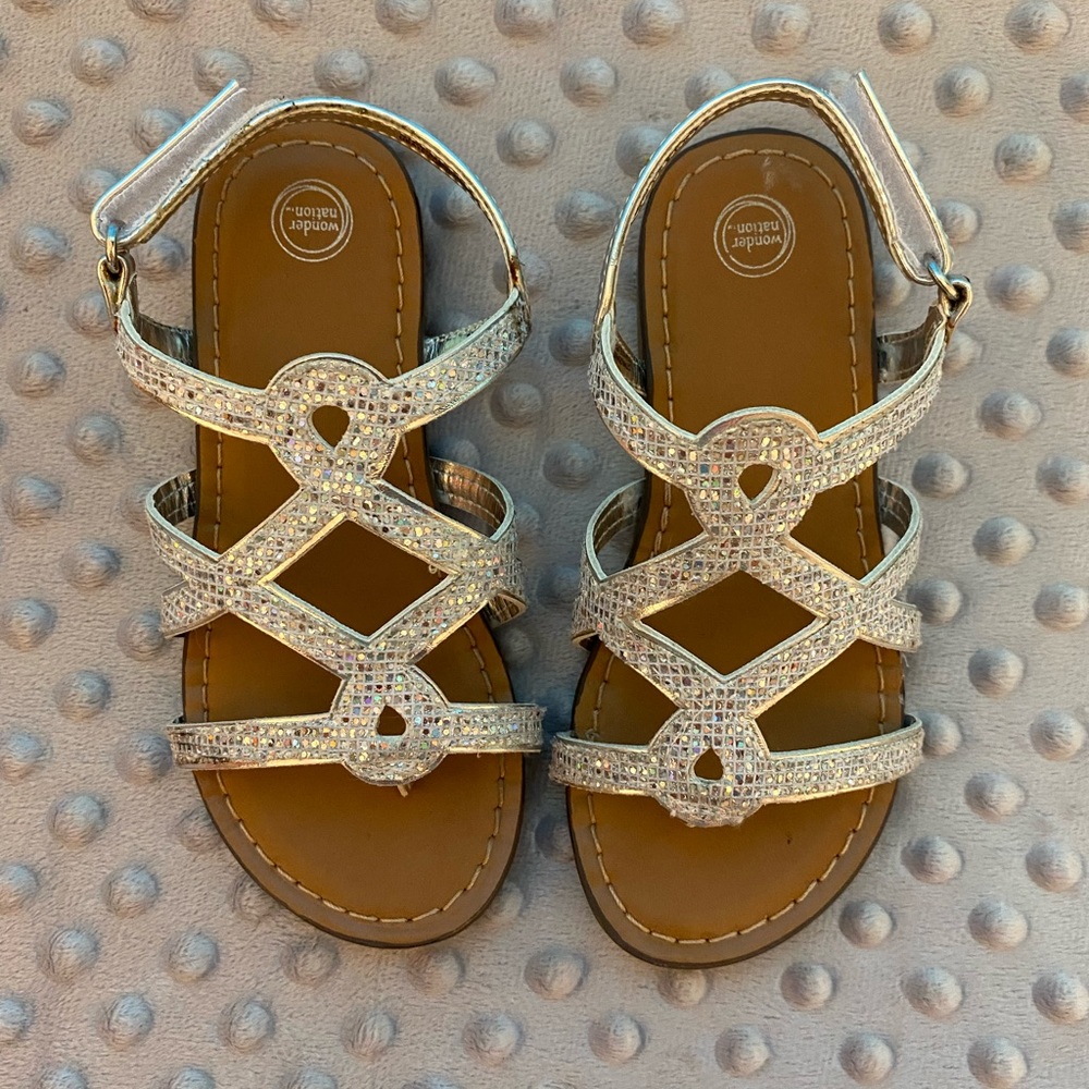 Toddler girls sandals size 10